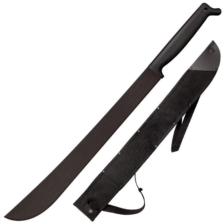 Cold Steel Axes Hatchets &amp; Machetes Cold Steel Two-Handed Latin Machete - 18" Blade Black