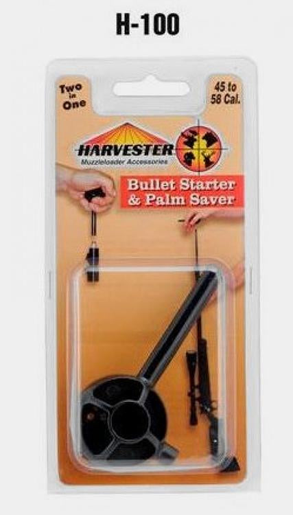 J-Ron Muzzleloader Cleaning &amp; Accessories J-Ron  Harvester Muzzleloading Packaged Bullet Starter & Palm Saver Plus 50 Cal Jag 1/pk
