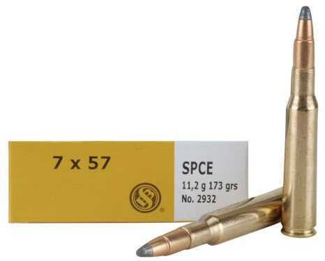 Sellier and Bellot 7x57mm 173 Grain Soft Point Ammo 20 Rounds