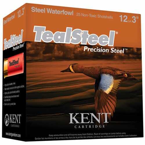 12 Gauge 25 Rounds Kent Cartridges 3 Inch Steel Shot No 6