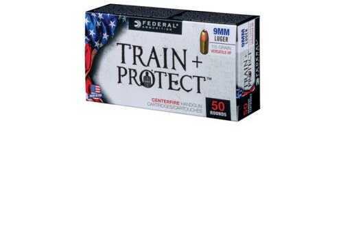 Federal Train And Protect 9mm Luger 115 Grain Ammunition – Versatile Hollow Point Design