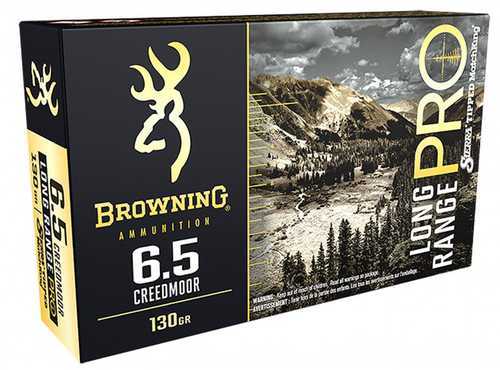 Browning 6.5 Creedmoor 130Gr Jacketed Soft Point 20Rd Ammo