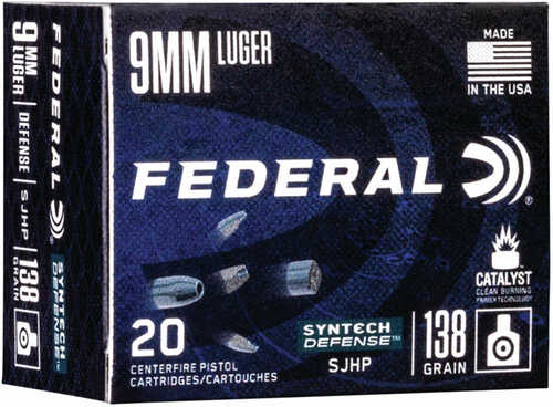 Federal Syntech Defense 9mm Luger Ammunition – Innovative Segmented Hollow Point Design