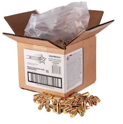 CCI Independence 45 ACP 230 Gr FMJ Ammo – Perfect for Target Practice