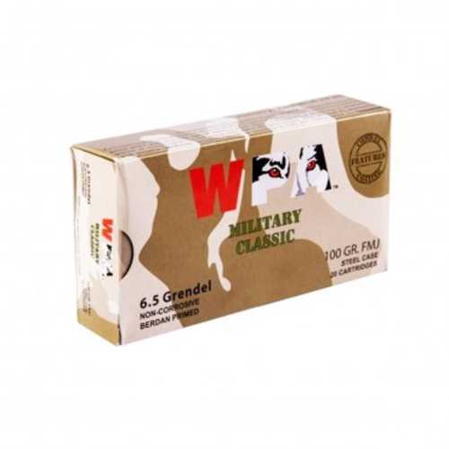 Wolf Performance 6.5 Grendel 100 Grain FMJ Ammo 20 Rounds