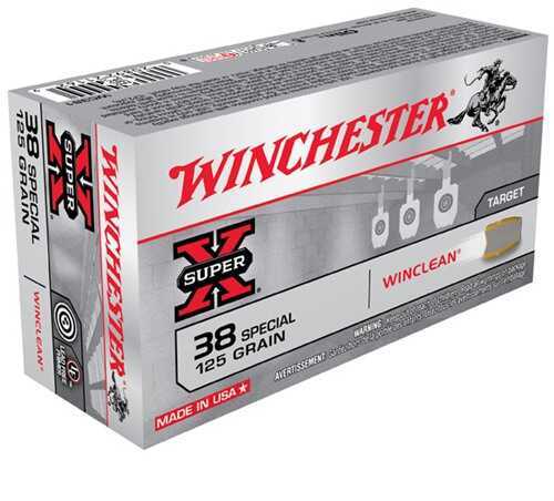 Winchester 38 Special 125 Grain Soft Point Ammunition – Lead-Free Indoor Shooting