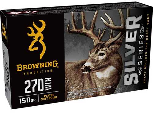 Silver Series 270 Winchester 150 Grain Soft Point Ammo