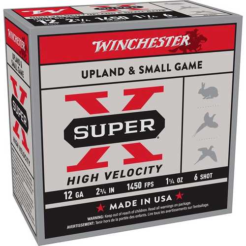 Super X Game Load 12 Gauge Shotgun Ammo 25 Rounds Per Box
