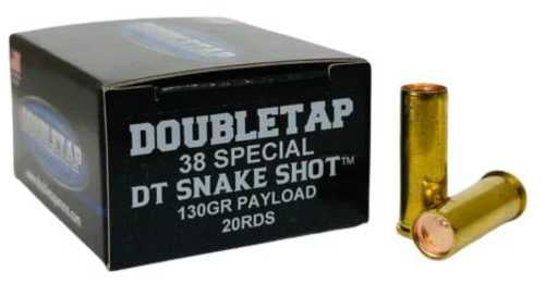 DoubleTap Ammunition 38Spss2 Snake Shot – Reliable Defense with 20 Rounds Per Box