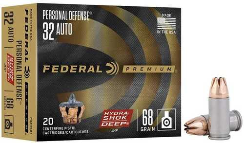 Federal Personal Defense Hydra-Shok Deep .32 Auto – Reliable Self-Defense Performance