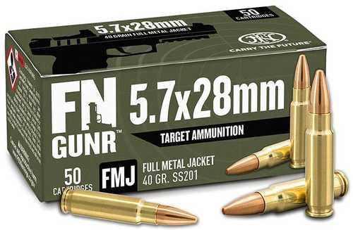 FN SS201 Target Handgun Ammunition 5.7x28mm – High Velocity Performance