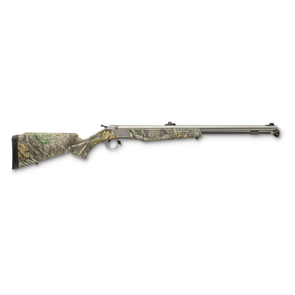 CVA Inline CVA Wolf V2 Muzzleloader Rifle 50 Cal Single Shot 24" Barrel SS Realtree Edge Camo