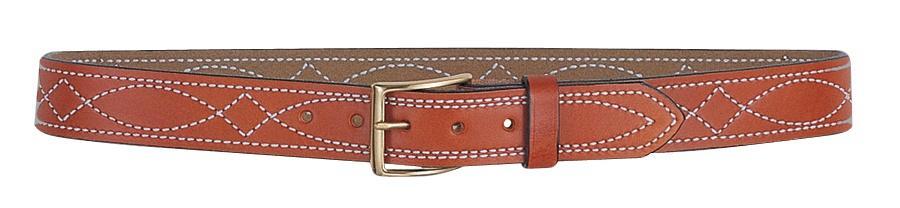 Desantis Leather Belts|Shooting Desantis Leather DeSantis Fancy Stitched Belt - Style B27 1-1/2&quot; Height Tan Size 38