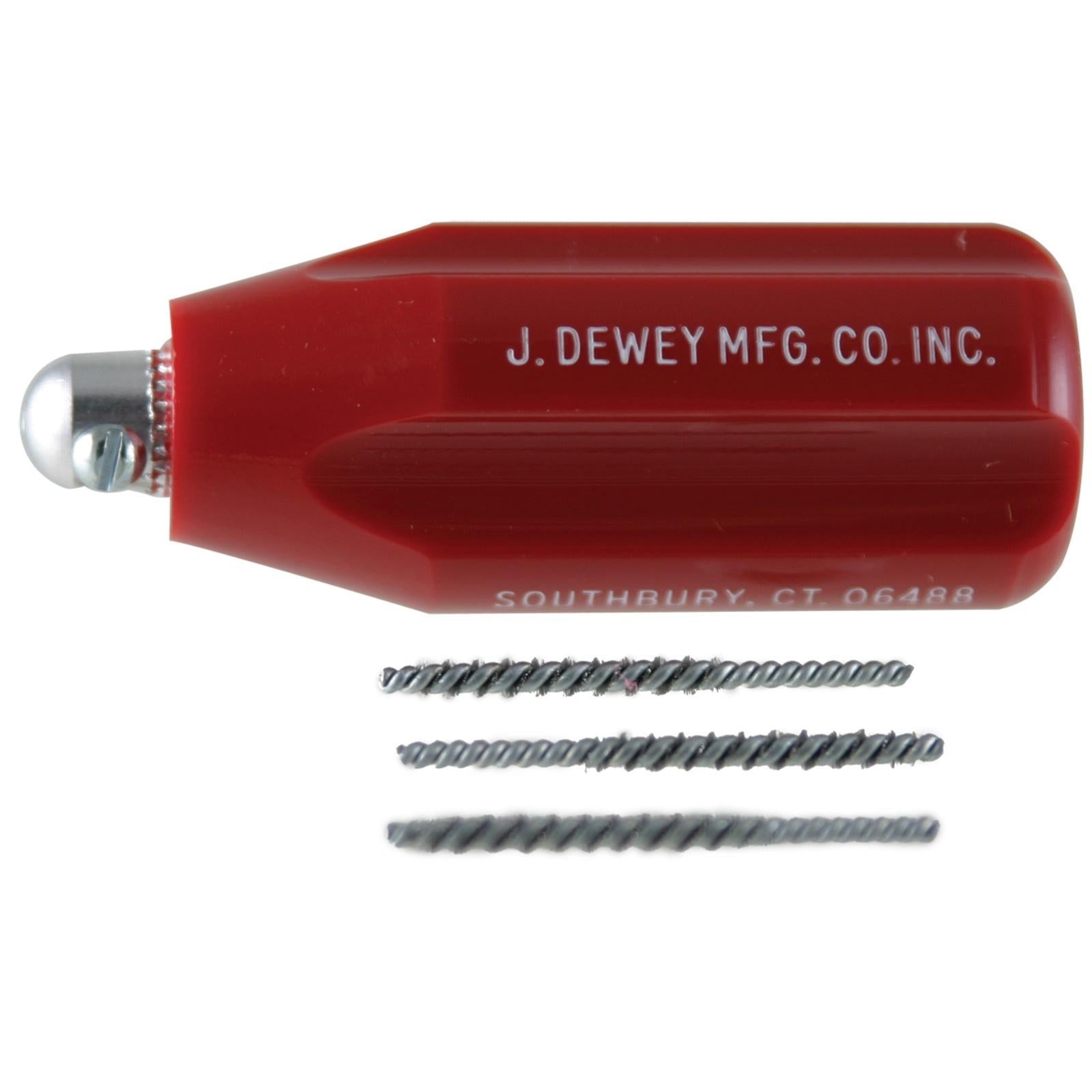 J.Dewey Mfg.Co. Cleaning Brushes Mops and Swabs J.Dewey Mfg.Co. J. Dewey Shotgun Port Cleaning Tool Handle with Replacement Stainless Steel Brushes