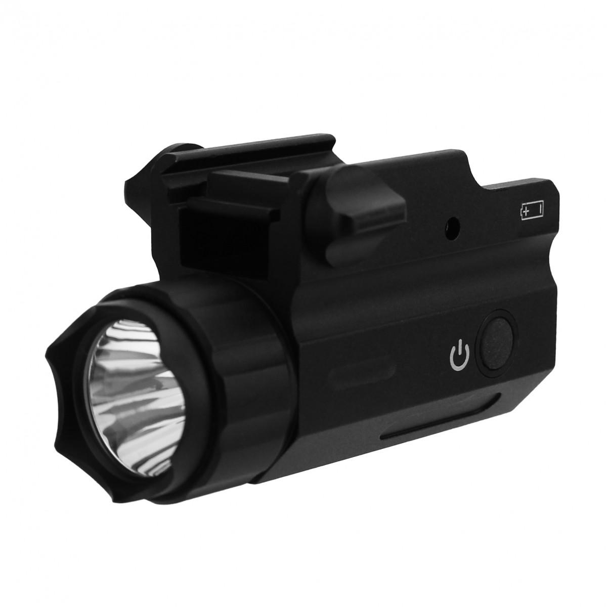 Tacfire Handgun Lights Tacfire  Tacfire 360 Lumen Full Size Pistol Flashlight Black