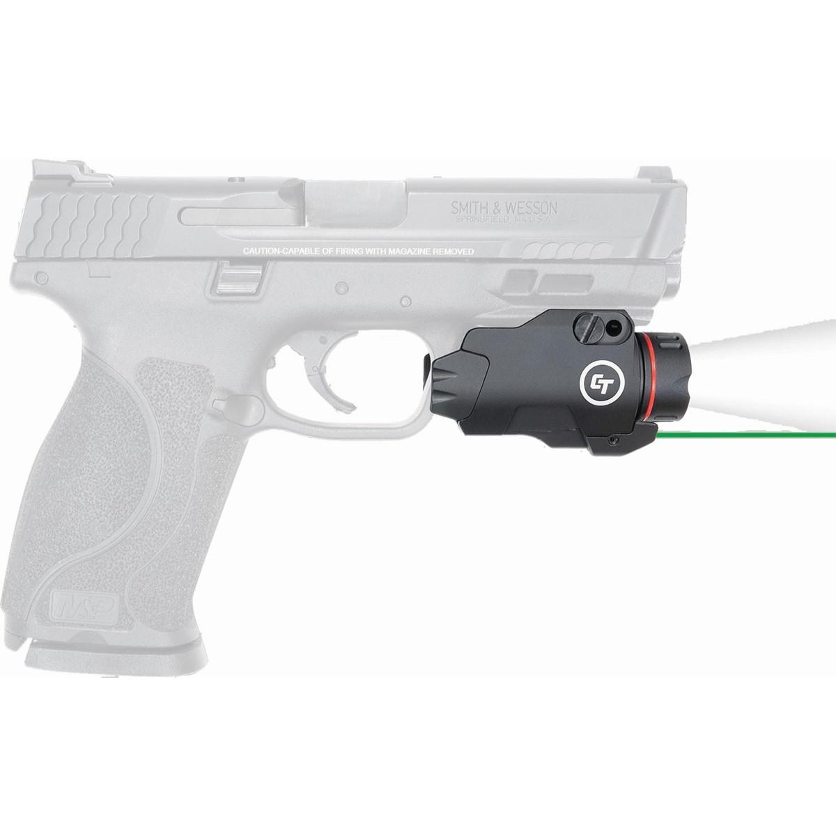 Crimson Trace Laser Sights Crimson Trace Universal Rail Master Rail Mount Green Laser Black
