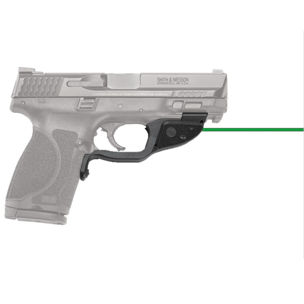 Crimson Trace Optics|Laser Sights Crimson Trace Laserguard for S&W M&P M2 Full & Compact 9/40/45 Auto Green