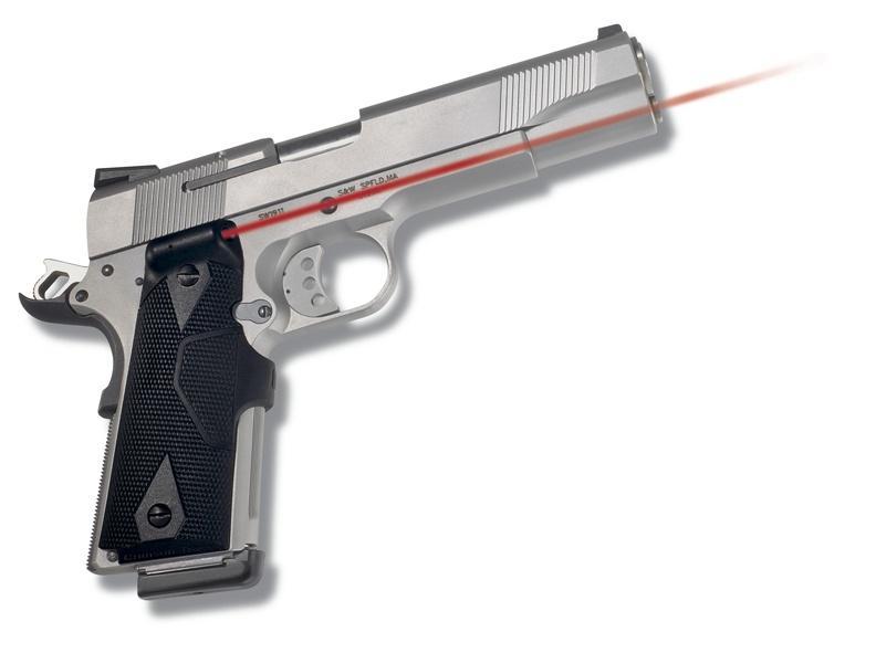 Crimson Trace Optics|Laser Sights Crimson Trace Semi-Automatic Lasergrip - 1911 Gov't/Commander Front Activation