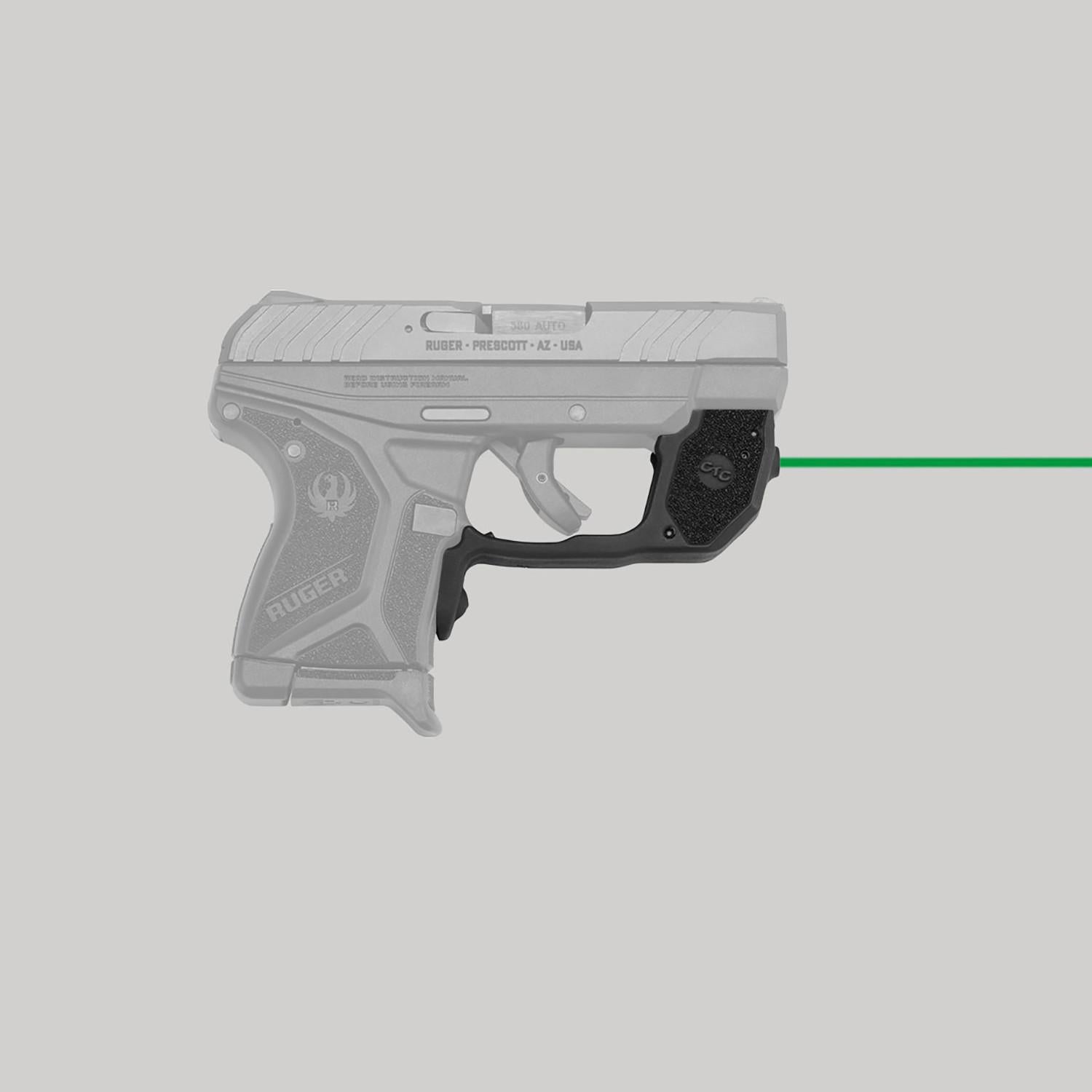 Crimson Trace Optics|Laser Sights Crimson Trace Laser Grip for Ruger LCPII Green