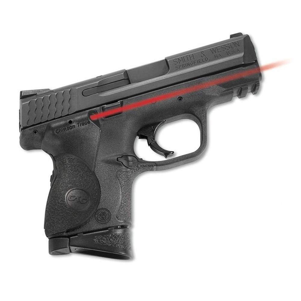 Crimson Trace Optics|Laser Sights Crimson Trace Semi-Automatic Lasergrip S&W Compact M&P Laser Grip Rear Polymer
