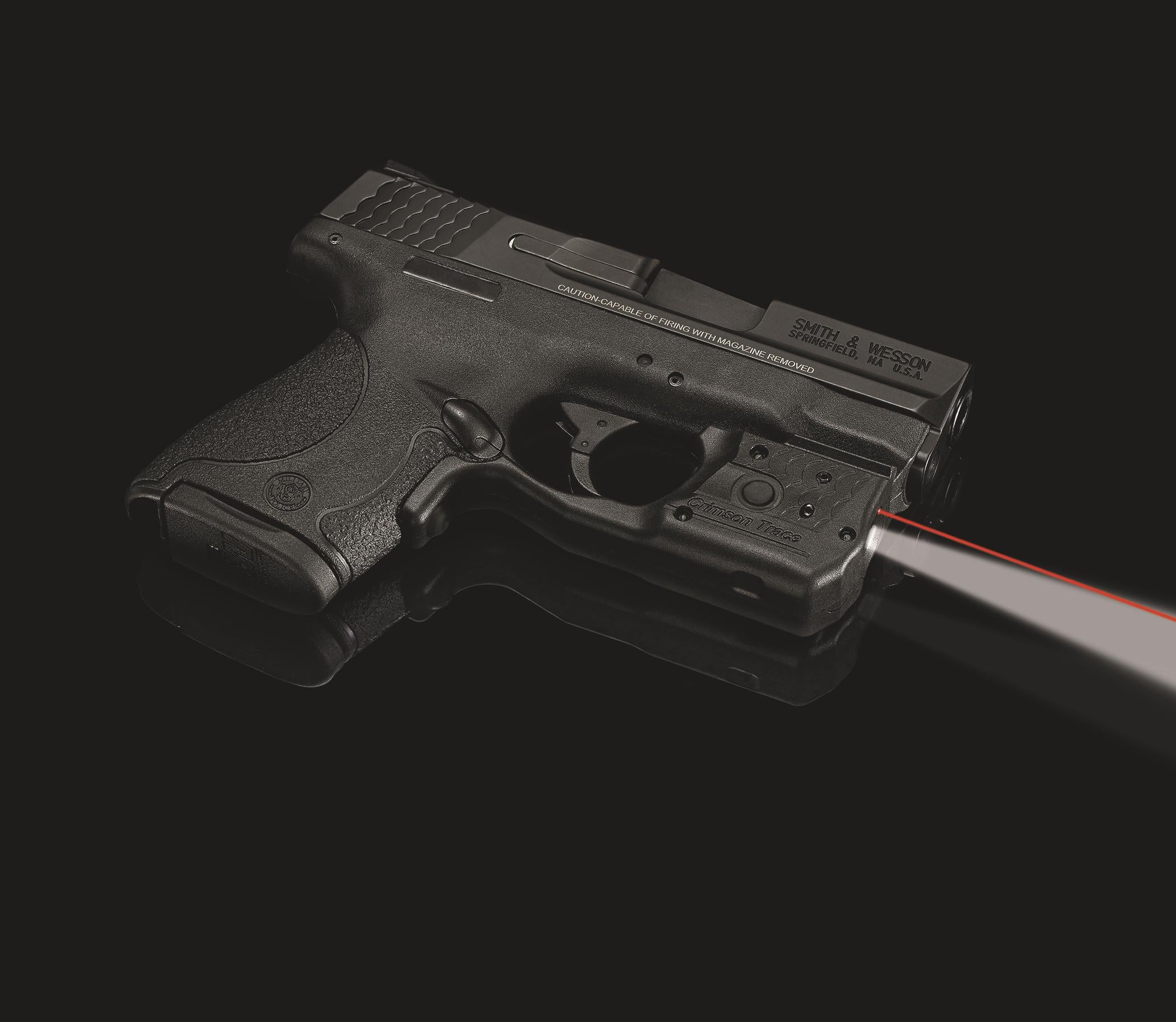 Crimson Trace Optics|Handgun Lights Crimson Trace Laserguard Pro Red Laser Sight & Tactical Light for Smith & Wesson M&P Shield 9mm & 40 S&W