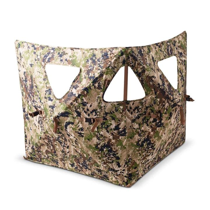 AdvenTec LLC dba Rig Em Right Outdoors Ground Blinds AdvenTec LLC dba Rig Em Right Outdoors Rig 'Em Right HydeOut Go Blind Optifade Subalpine