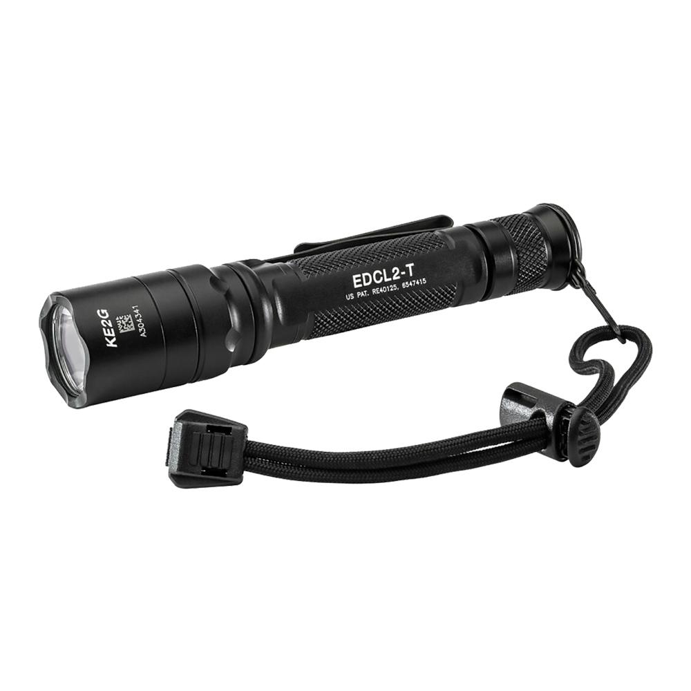 Surefire Flashlights|Flashlights &amp; Accessories Surefire Surefire EDCL2-T Dual Output Everyday Carry Flashlight 500 Lumens Black