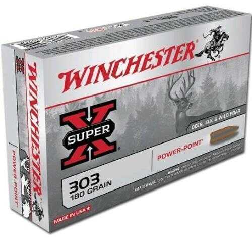 Winchester 303 British 180 Grain Soft Point Ammo 20 Rounds