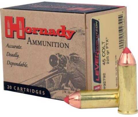 Hornady 45 Colt 20 Rounds Ammunition – Patented FTX Technology for Enhanced Performance