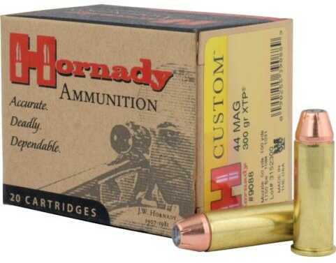 Hornady 44 Rem Magnum 300 Grain Hollow Point – Accurate and Dependable Knockdown Power