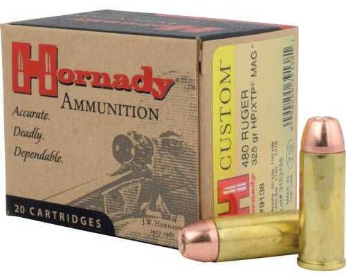 Hornady 480 Ruger 20 Rounds Ammunition – Accurate and Dependable Knockdown Power
