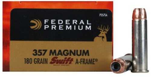 Federal 357 Magnum Ammunition – 180 Grain Soft Point for Superior Performance