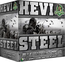 12 Gauge Hevi-Steel 25 Rounds 3 Inch BB Shot Ammunition