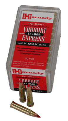 Hornady 17 HMR 50 Rounds Ammunition - High Velocity V-Max Bullets for Enhanced Performance