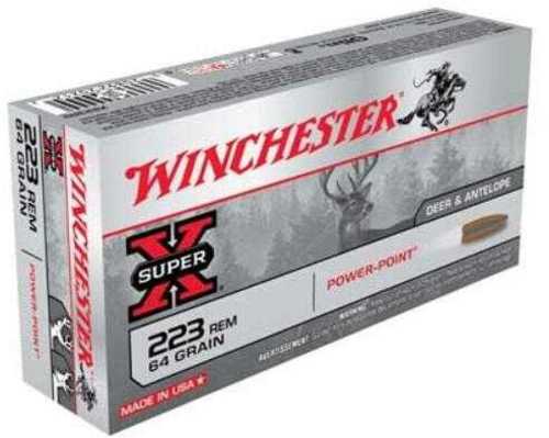 223 Remington Winchester 64 Grain Soft Point Ammo 20 Rounds