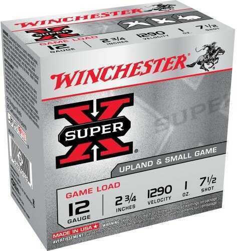 12 Gauge Winchester Ammunition 25 Rounds 2 3/4 Inch Lead 7.5