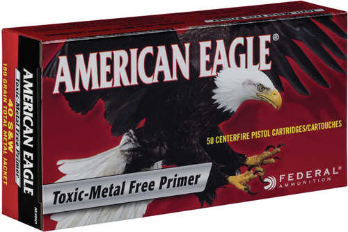 Federal American Eagle 40 S&W Ammunition – 180 Grain Full Metal Jacket for Target Shooting