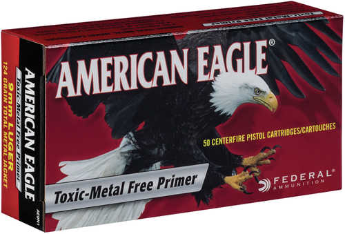 Federal 9mm Luger Ammunition – 124 Grain Full Metal Jacket for Target Shooting