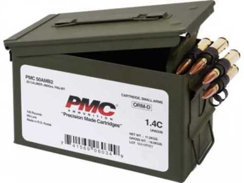 PMC .50 BMG 660 Grain FMJ Boat Tail 100 Rounds Ammo