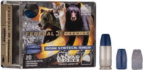 Federal Cartridge 40 S&W 200 Grain Syntech – Solid Core Performance for Reliability