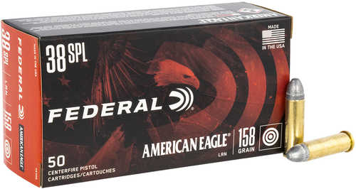 Federal 38 Special 50 Rounds Ammunition – Reliable Lead Round Nose for Target Shooting