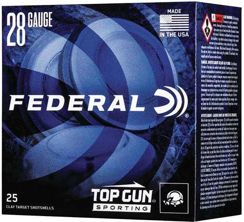 Federal Top Gun 28 Gauge Ammo 25 Rounds Three Quarters Oz 8