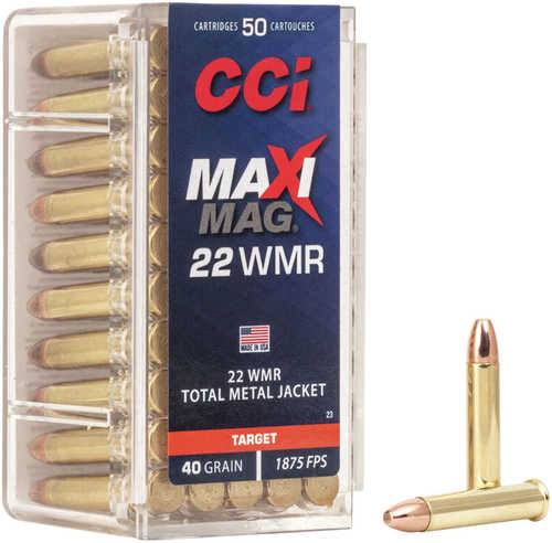 CCI 22 Winchester Magnum Rimfire Ammunition - Reliable Feeding and Clean Burning Powder
