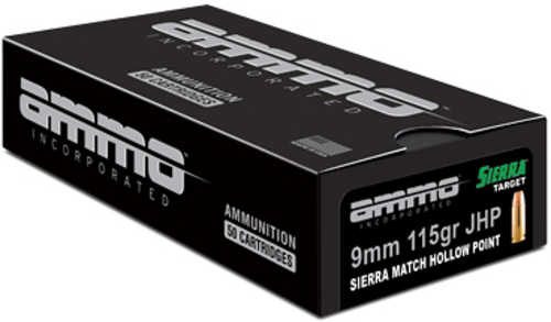 Ammo Inc Signature 9MM 115 Grain Jacketed Hollow Point – Precision Performance 50 Round Box