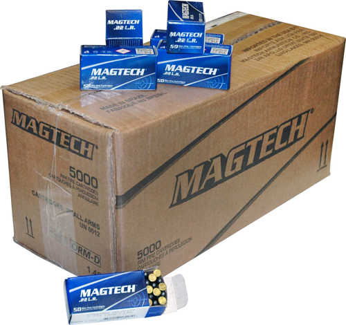 MagTech 22 Long Rifle Ammunition - 5000 Rounds of Reliable High Quality Performance