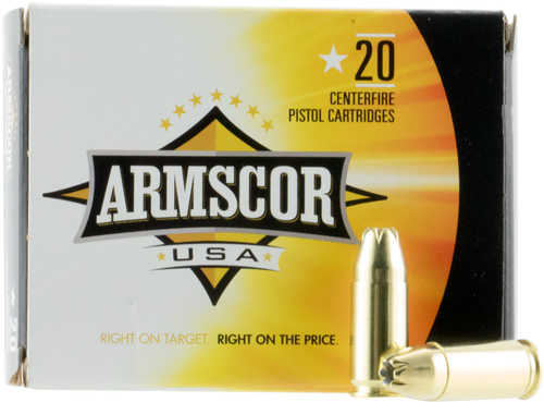 Armscor 9mm Luger 20 Rounds Ammunition – 124 Grain Jacketed Hollow Point