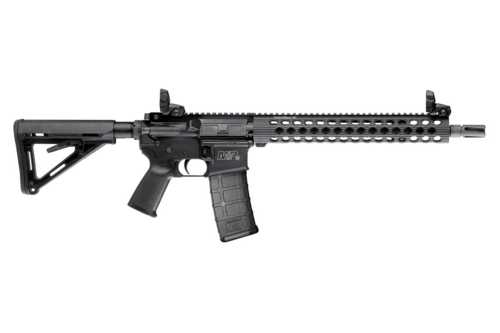 Smith & Wesson LE M&P15 TS Semi-Automatic Rifle 5.56mm NATO 16" Barrel (1)-30Rd Magazine Folding Magpul MBUS Front & Rear Sights Black Finish