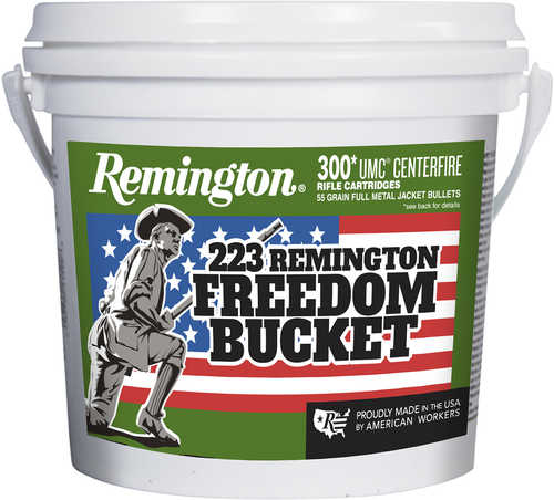 Remington UMC Freedom Bucket 223 55gr FMJ Ammo 300 Rounds