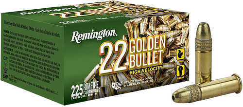 Remington 22 Long Rifle 225 Rounds Ammunition - High Velocity 36 Grain Plated Hollow Point