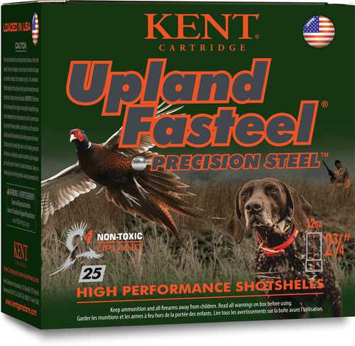 12 Gauge 25 Rounds Kent Cartridges Steel No 5 2 3 4 Inch